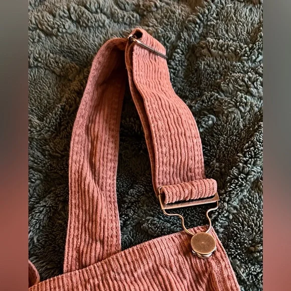 Reformation Lane Jumper corduroy mini Overall Dress size 4 - Picture 4 of 8